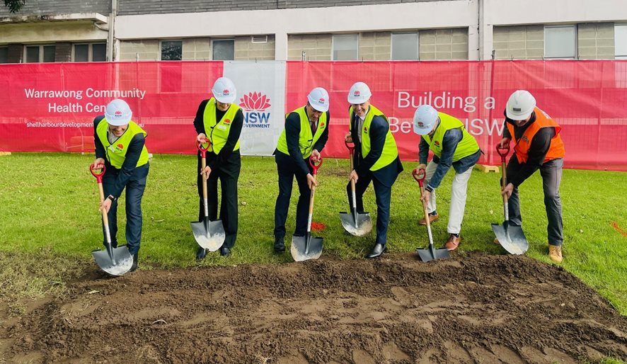 Construction begins for Warrawong Community Health Centre